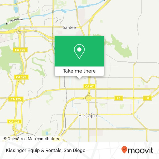 Kissinger Equip & Rentals map