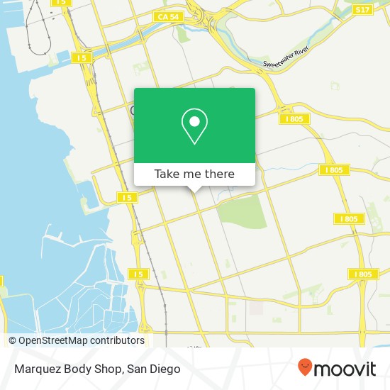 Marquez Body Shop map