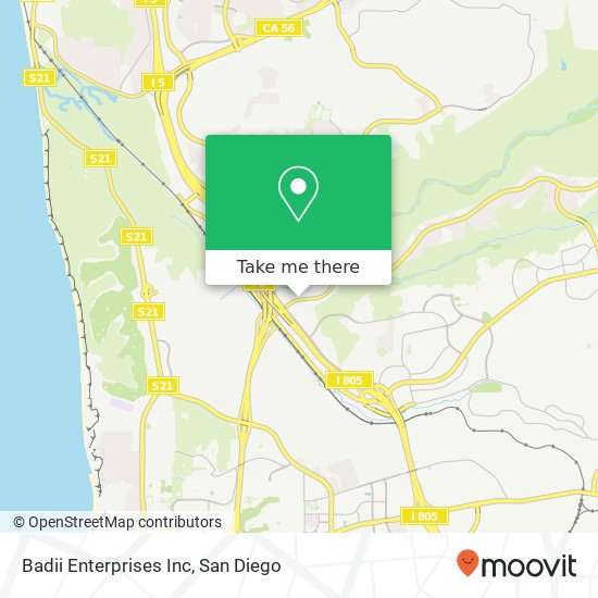 Badii Enterprises Inc map