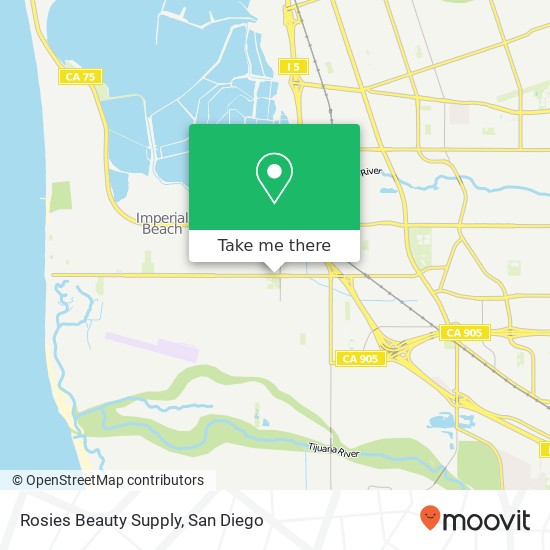 Rosies Beauty Supply map