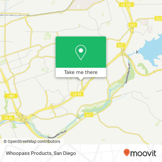 Whoopass Products map