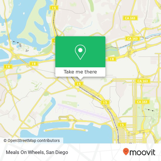 Mapa de Meals On Wheels