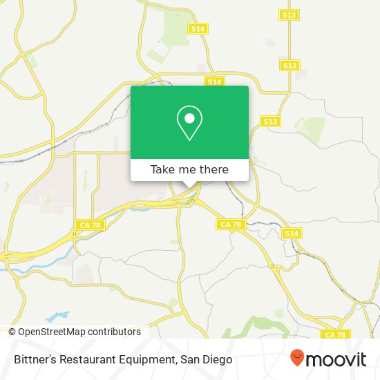 Mapa de Bittner's Restaurant Equipment