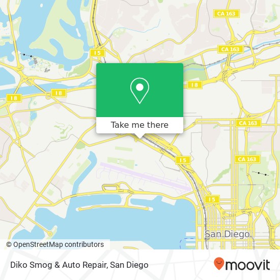 Diko Smog & Auto Repair map
