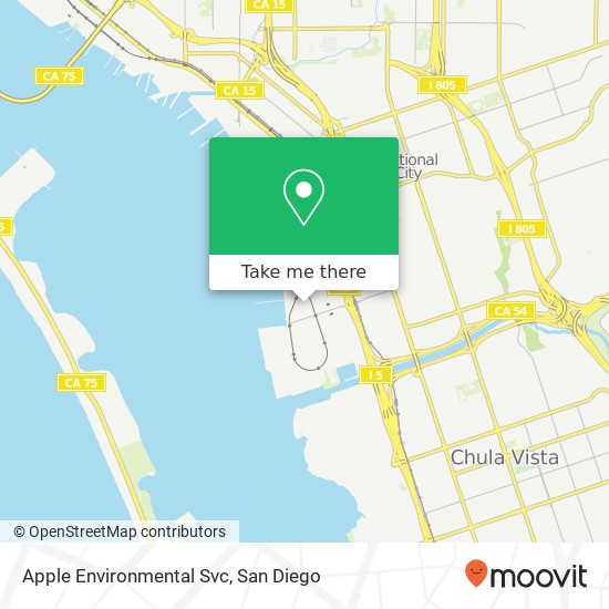 Mapa de Apple Environmental Svc