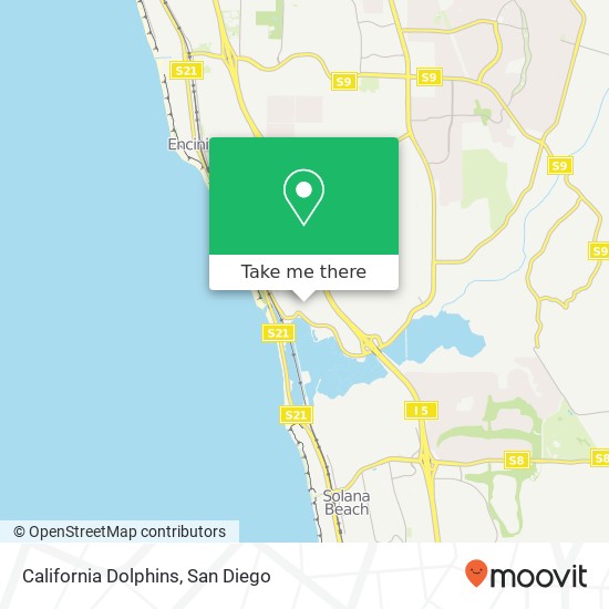 Mapa de California Dolphins