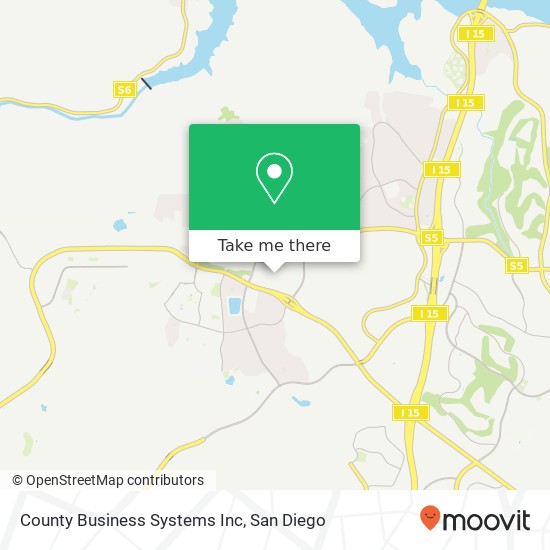 County Business Systems Inc map