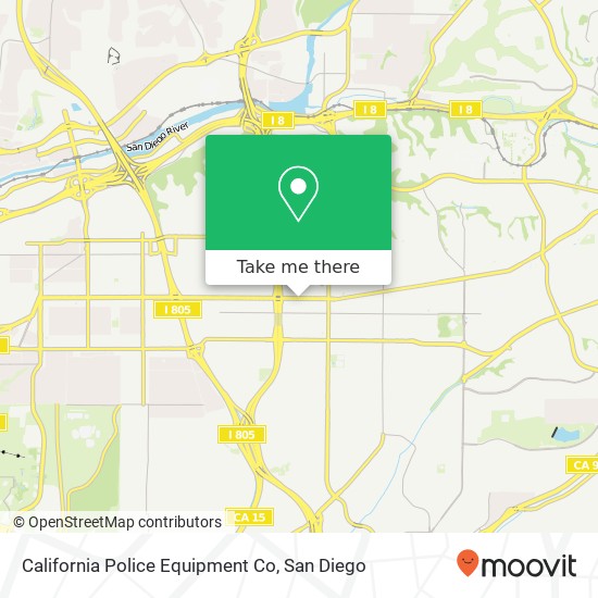 Mapa de California Police Equipment Co