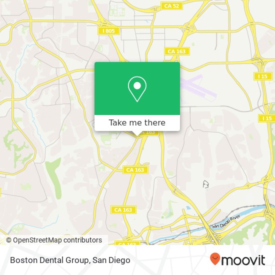 Boston Dental Group map