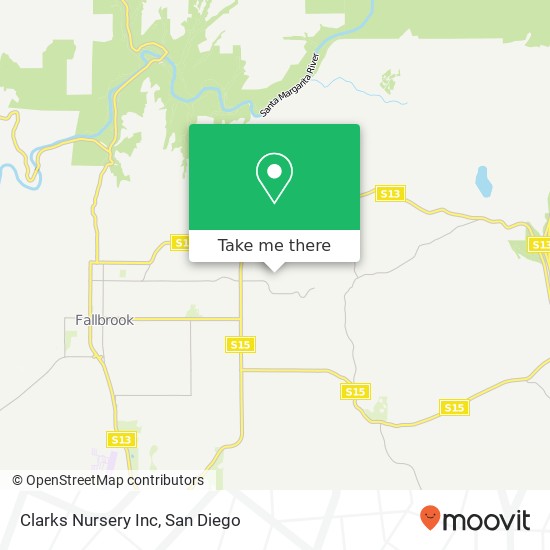 Clarks Nursery Inc map