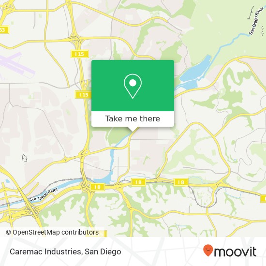 Caremac Industries map