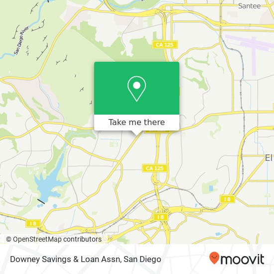 Mapa de Downey Savings & Loan Assn