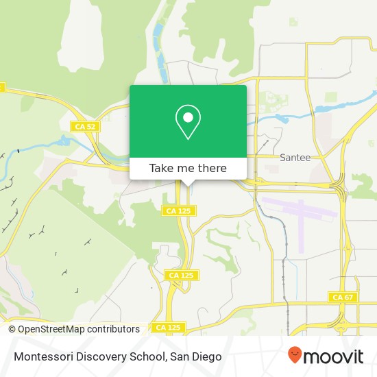 Mapa de Montessori Discovery School