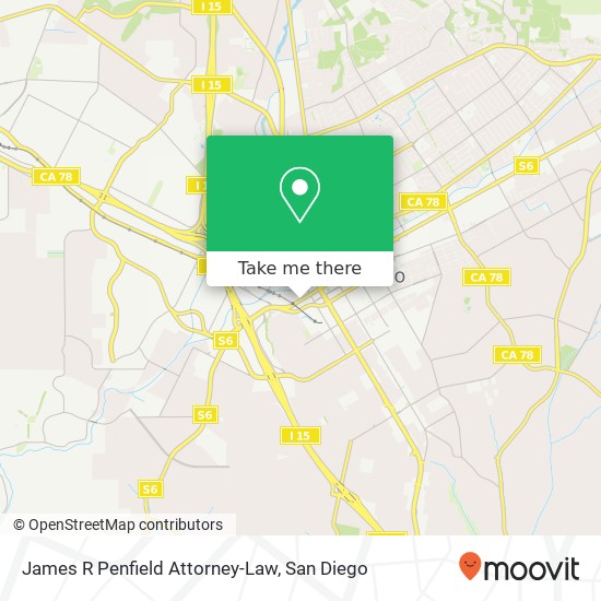 James R Penfield Attorney-Law map