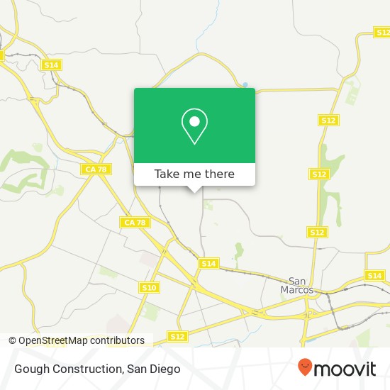 Mapa de Gough Construction