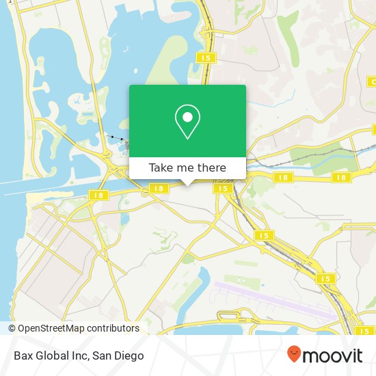 Bax Global Inc map