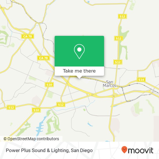 Power Plus Sound & Lighting map