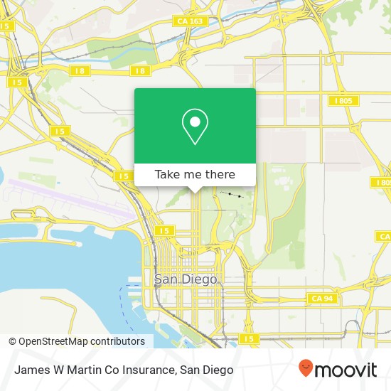 Mapa de James W Martin Co Insurance
