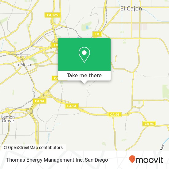 Thomas Energy Management Inc map