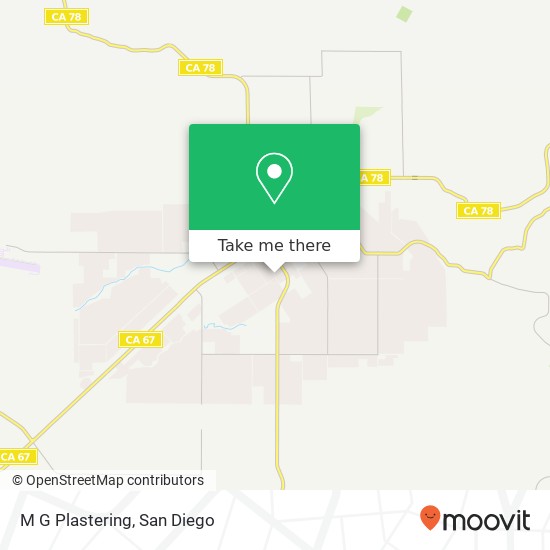 M G Plastering map