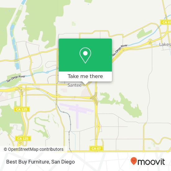 Mapa de Best Buy Furniture