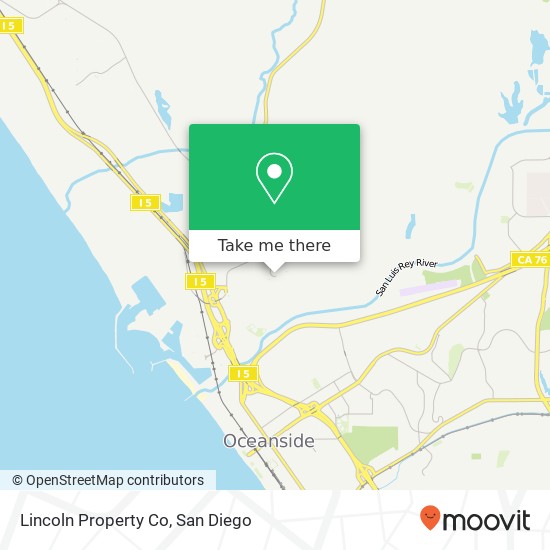 Mapa de Lincoln Property Co