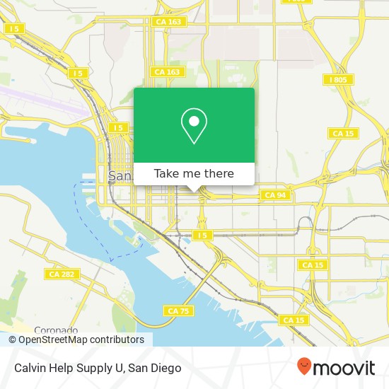 Mapa de Calvin Help Supply U