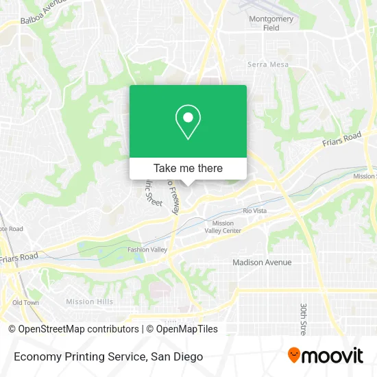 Mapa de Economy Printing Service