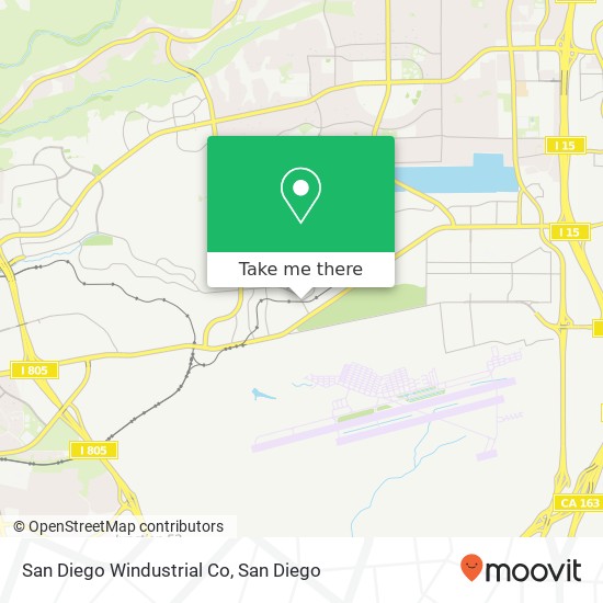 Mapa de San Diego Windustrial Co