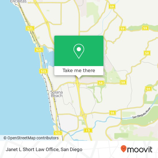 Janet L Short Law Office map