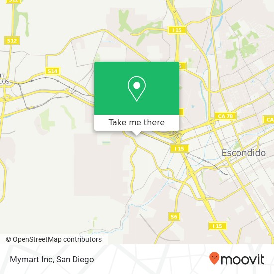 Mymart Inc map