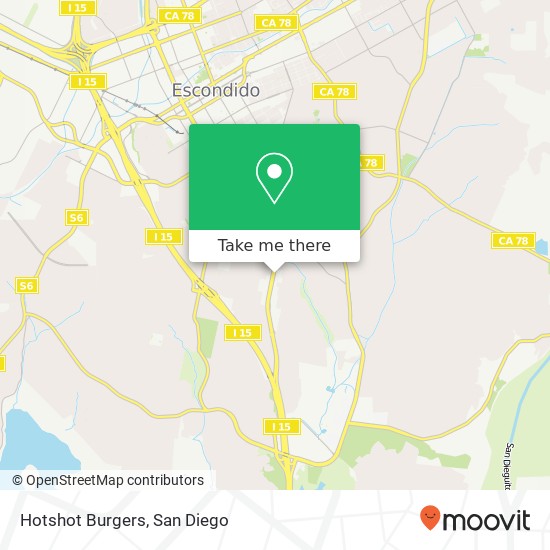 Hotshot Burgers map
