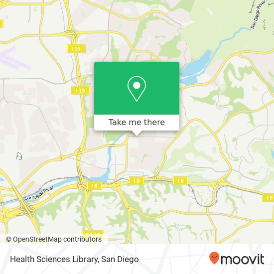 Health Sciences Library map
