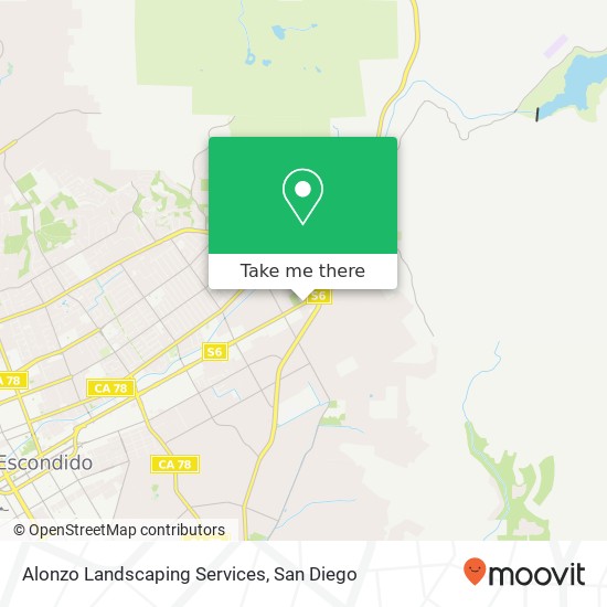 Mapa de Alonzo Landscaping Services