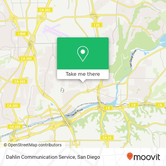 Mapa de Dahlin Communication Service