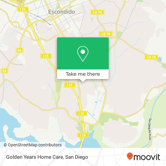Golden Years Home Care map