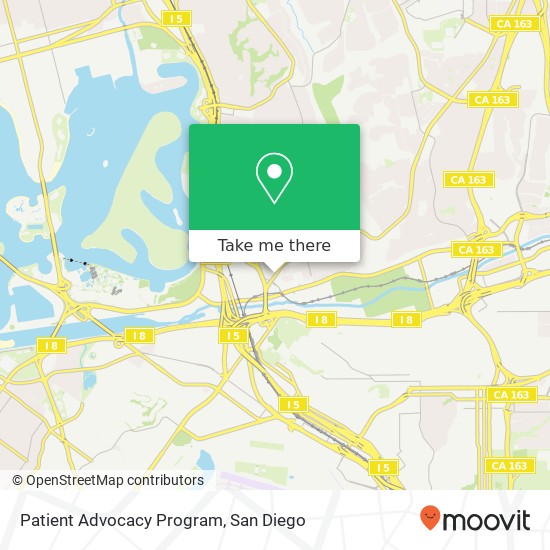 Mapa de Patient Advocacy Program