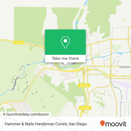 Hammer & Nails Handyman Constr map