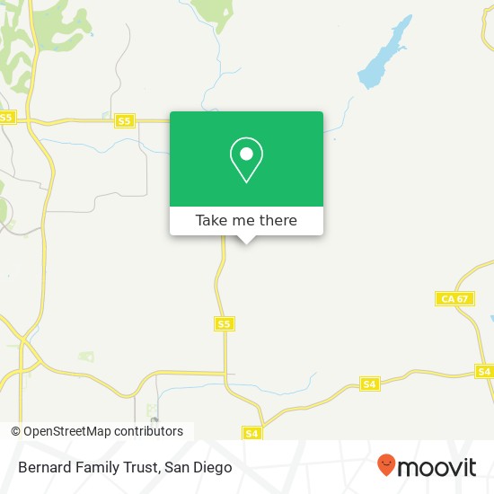 Bernard Family Trust map