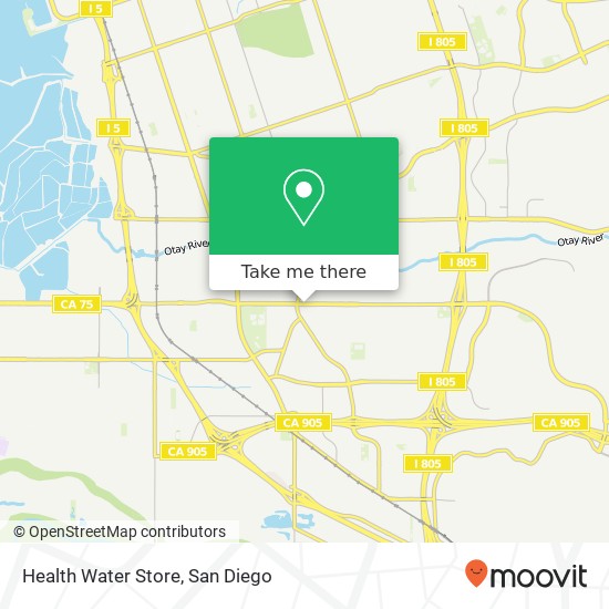 Mapa de Health Water Store