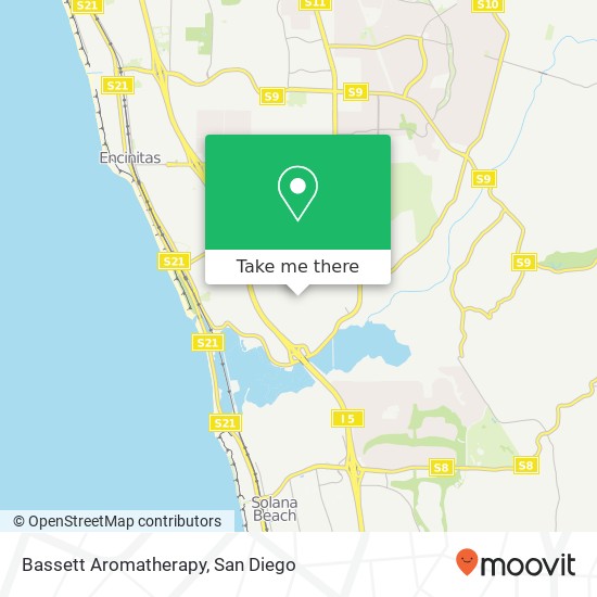 Bassett Aromatherapy map