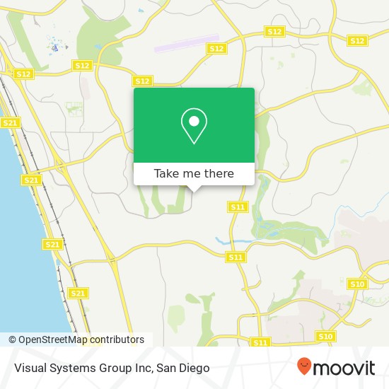 Mapa de Visual Systems Group Inc
