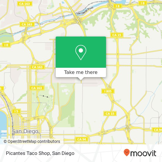 Picantes Taco Shop map