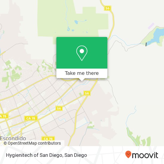 Mapa de Hygienitech of San Diego