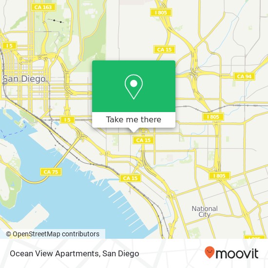 Ocean View Apartments map