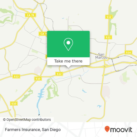 Mapa de Farmers Insurance