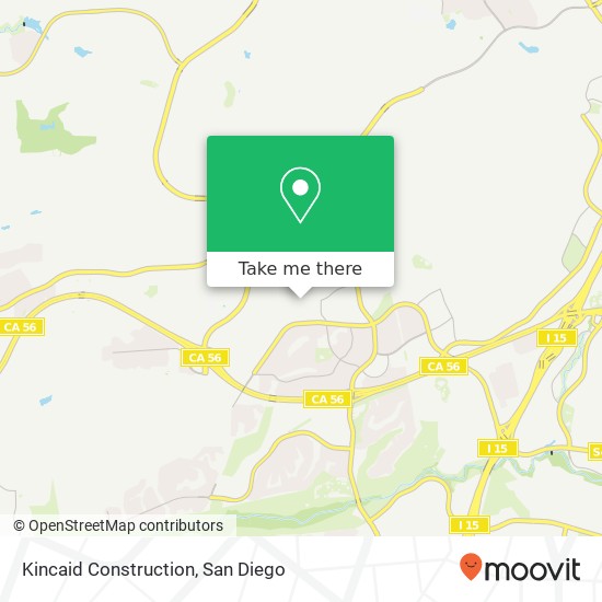 Kincaid Construction map