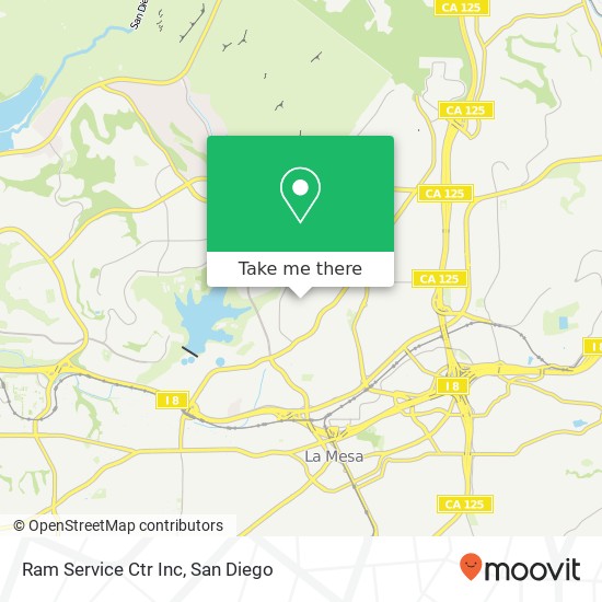 Ram Service Ctr Inc map