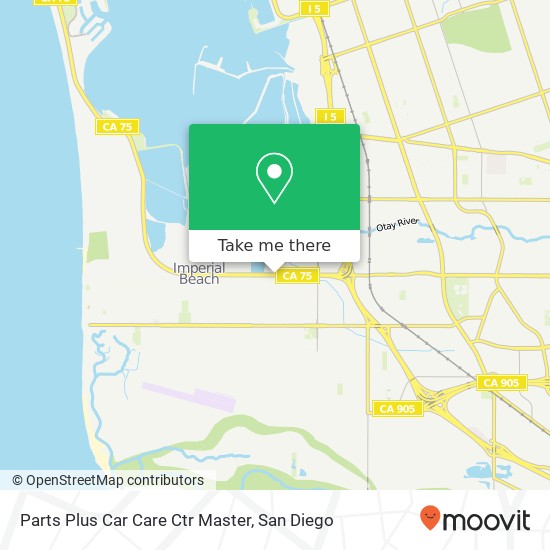 Mapa de Parts Plus Car Care Ctr Master