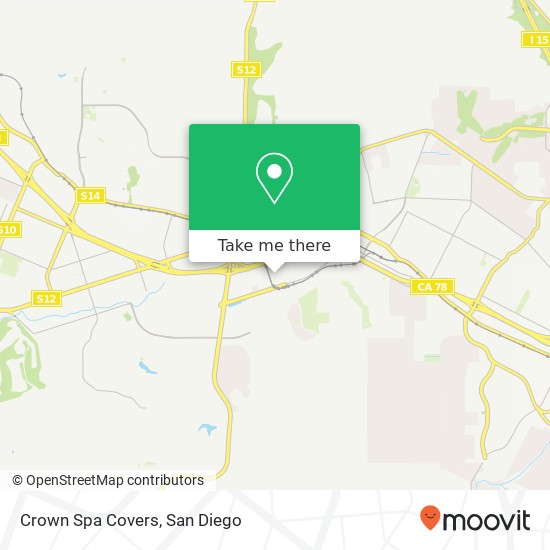 Crown Spa Covers map